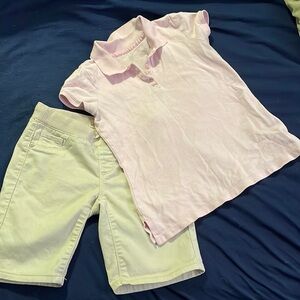 Size 8 Shirt and shorts